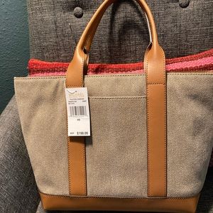 NWT-Michael Kors Fulton Canvas Tote